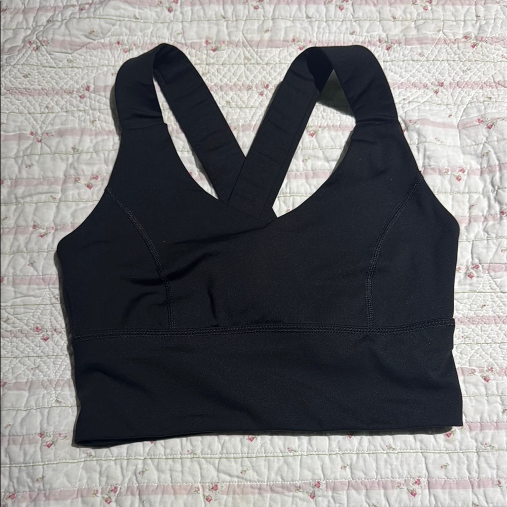 Avia Black Racerback Sports Bra